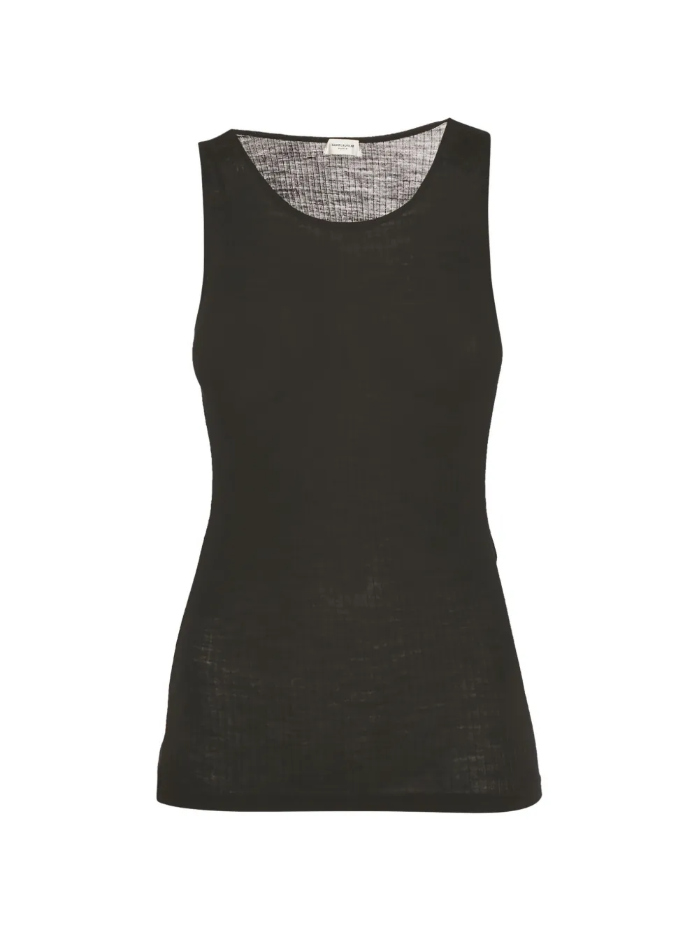 Saint Laurent Pre-Owned Cassandre fine-knit top - Schwarz