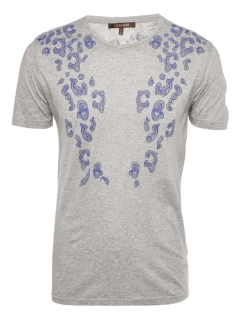 Roberto Cavalli paisley-print crew-neck T-shirt