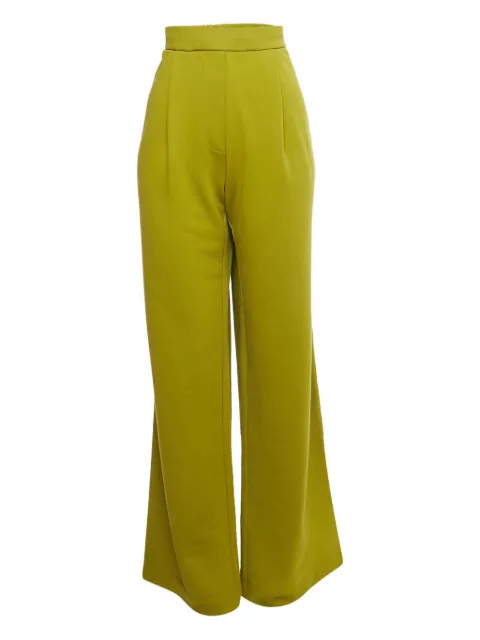 Dries Van Noten Pre-Owned pantalones anchos de tejido