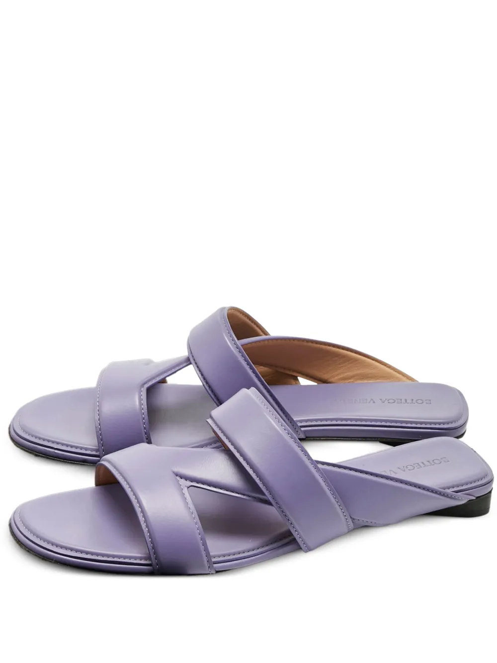 Bottega Veneta Pre-Owned leather strap sandals - Viola