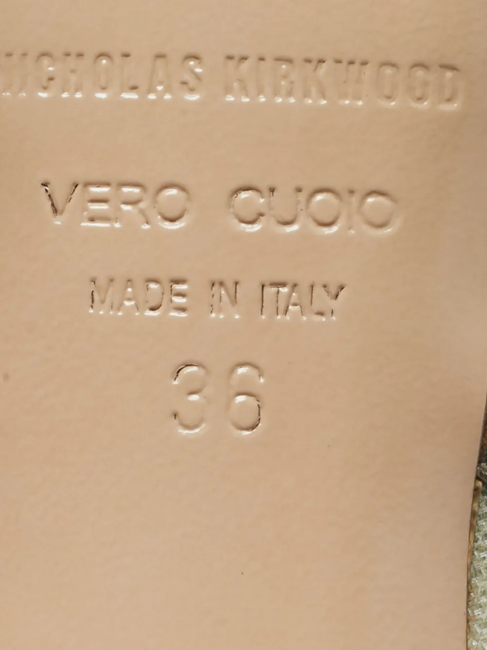 NICHOLAS KIRKWOOD Pre-owned Leda Slingback Pumps In Neutral