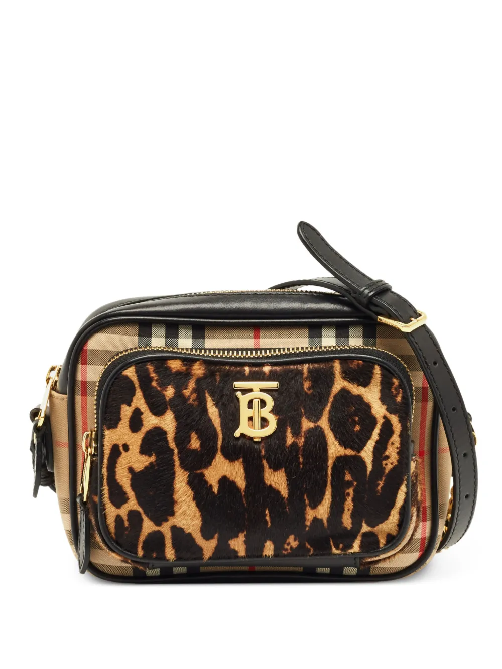 Burberry Pre-Owned leopard cross body bag - Toni neutri