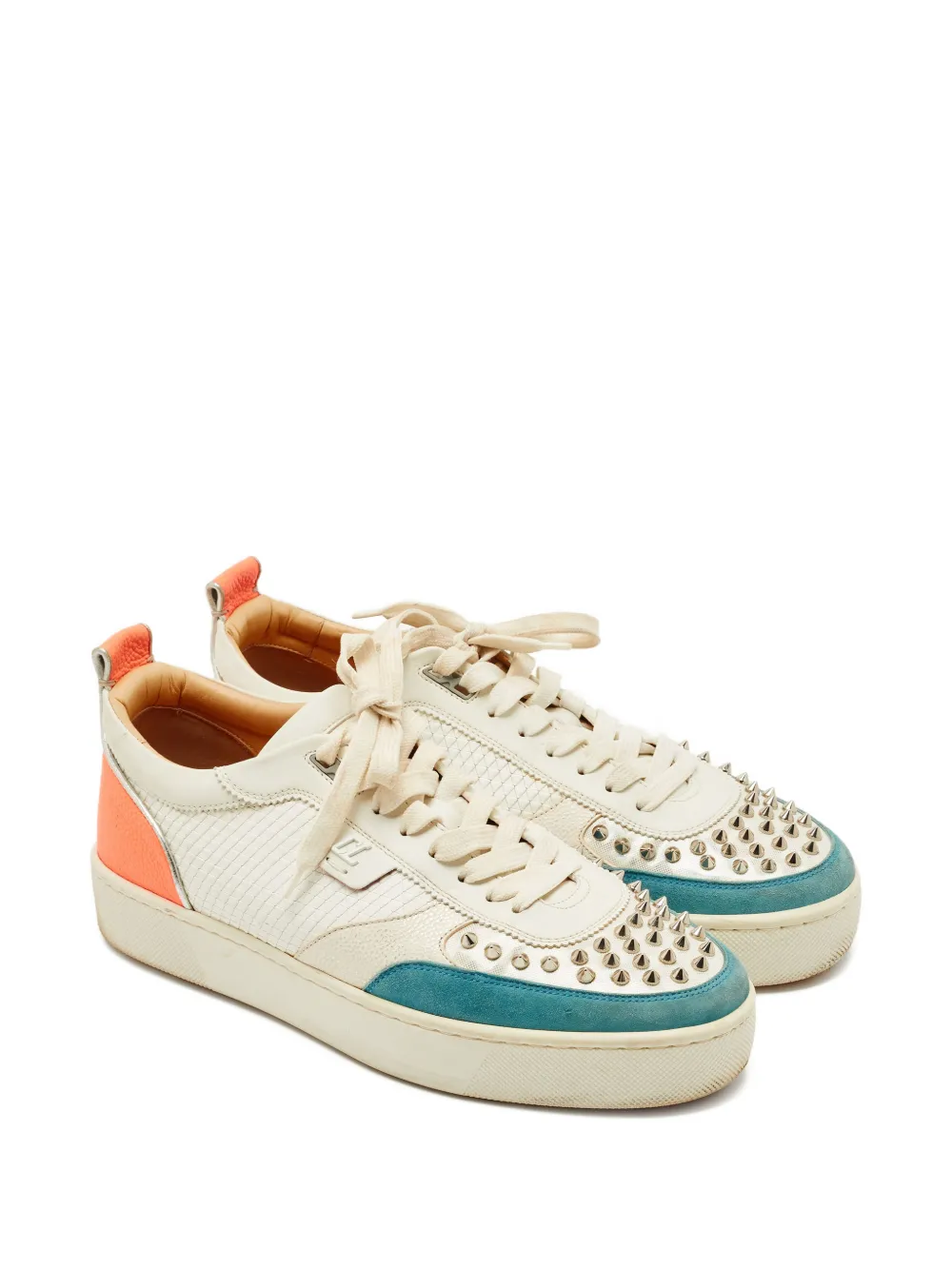 Christian Louboutin Pre-Owned Happyrui studded sneakers | Image 2