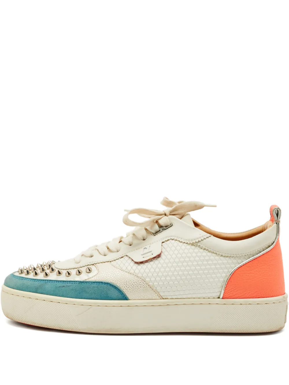 Christian Louboutin Pre-Owned Happyrui studded sneakers | White | Image 1
