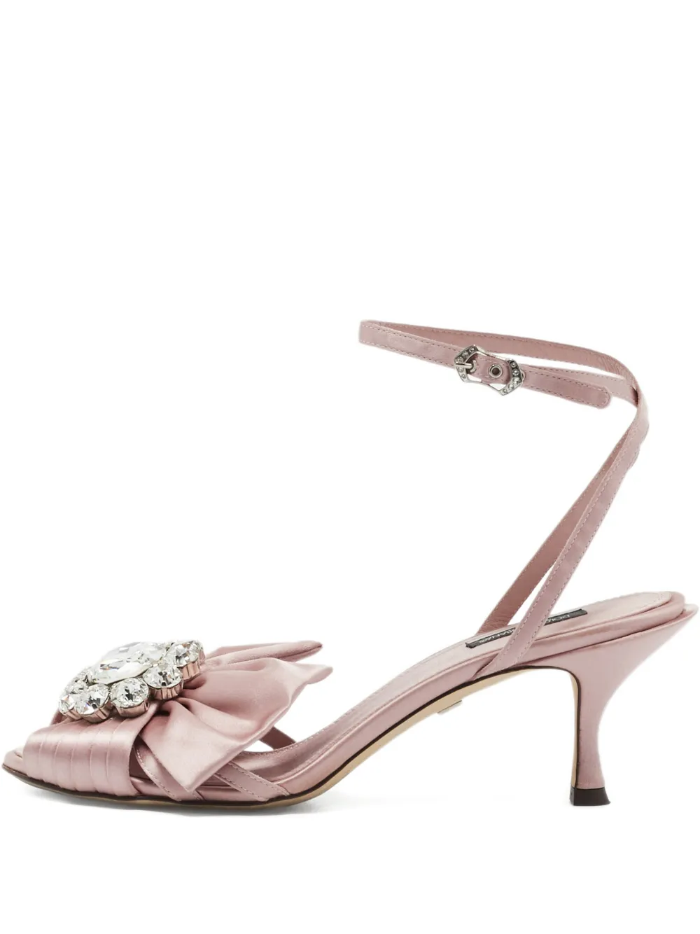 Dolce & Gabbana Pre-Owned Keira bow-embellished sandals - Rosa