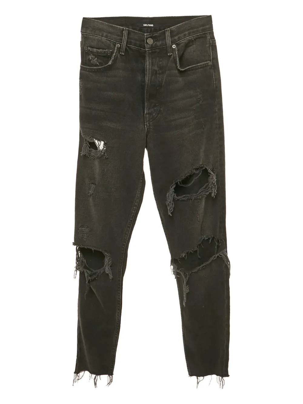 Grlfrnd pantalon Karolina à taille haute - Noir Grlfrnd pantalon Karolina à taille haute - Noir