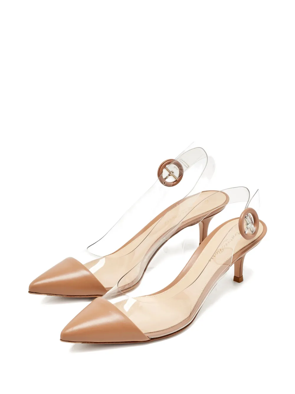 Gianvito Rossi Alice pointed-toe pumps - Beige