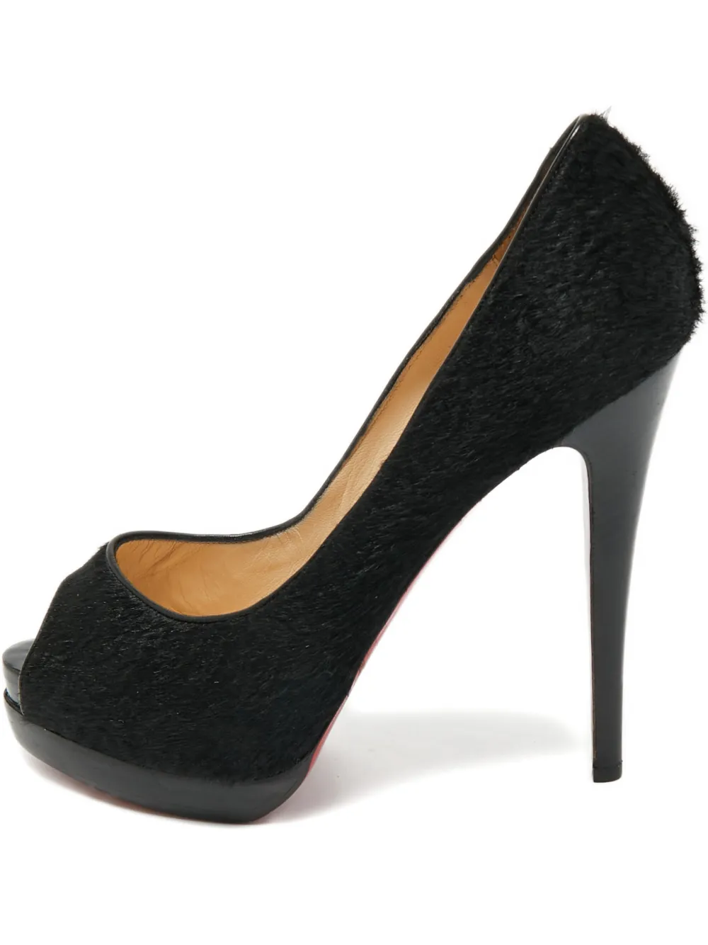 Christian Louboutin Pre-Owned peep-toe platform sandals | Black | Image 1