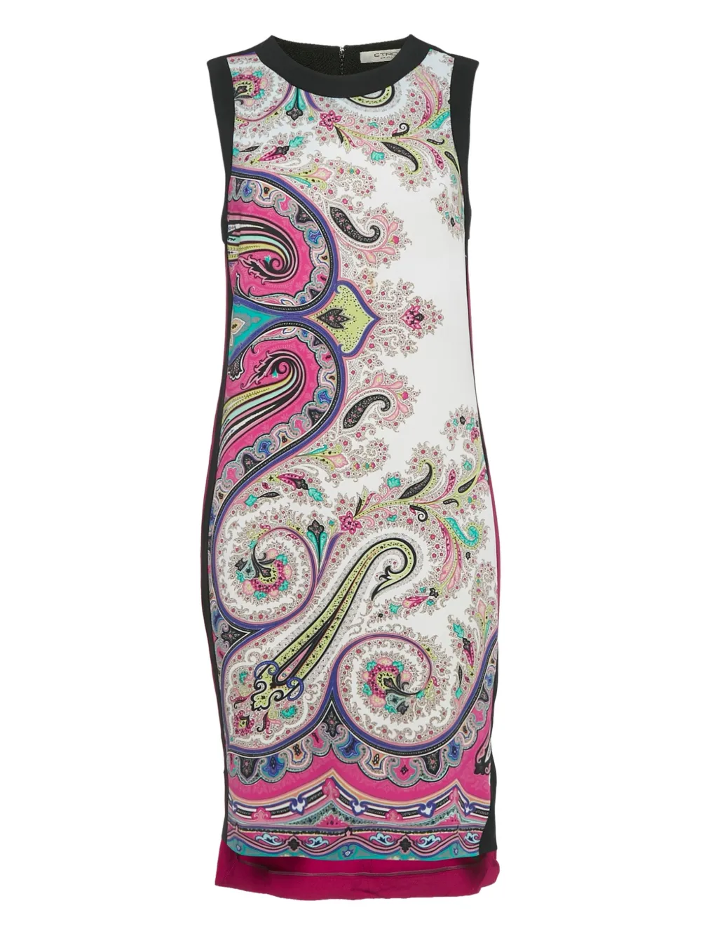 Etro Pre-Owned Abito midi con stampa paisley - Bianco