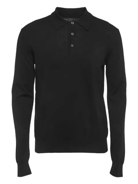 Prada Pre-Owned knit collared polo-shirt