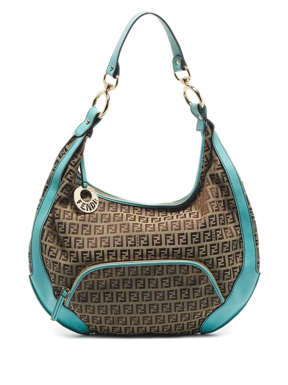 Fendi Pre-Owned Zucchino patterned shoulder bag - Marrone