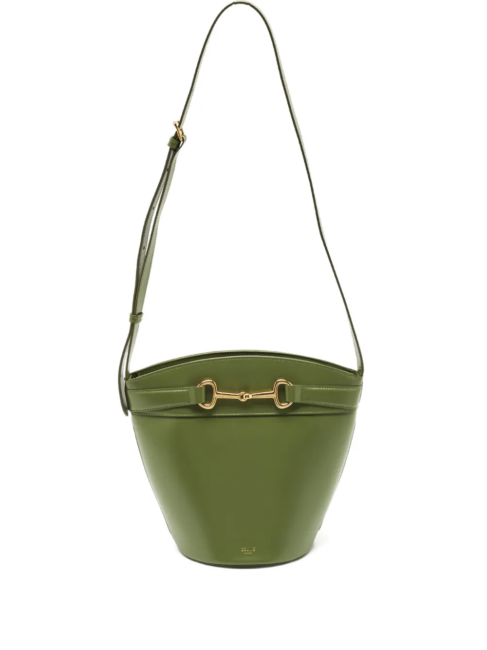 Celine Pre-Owned 2019 Crecy leather bucket bag - Verde