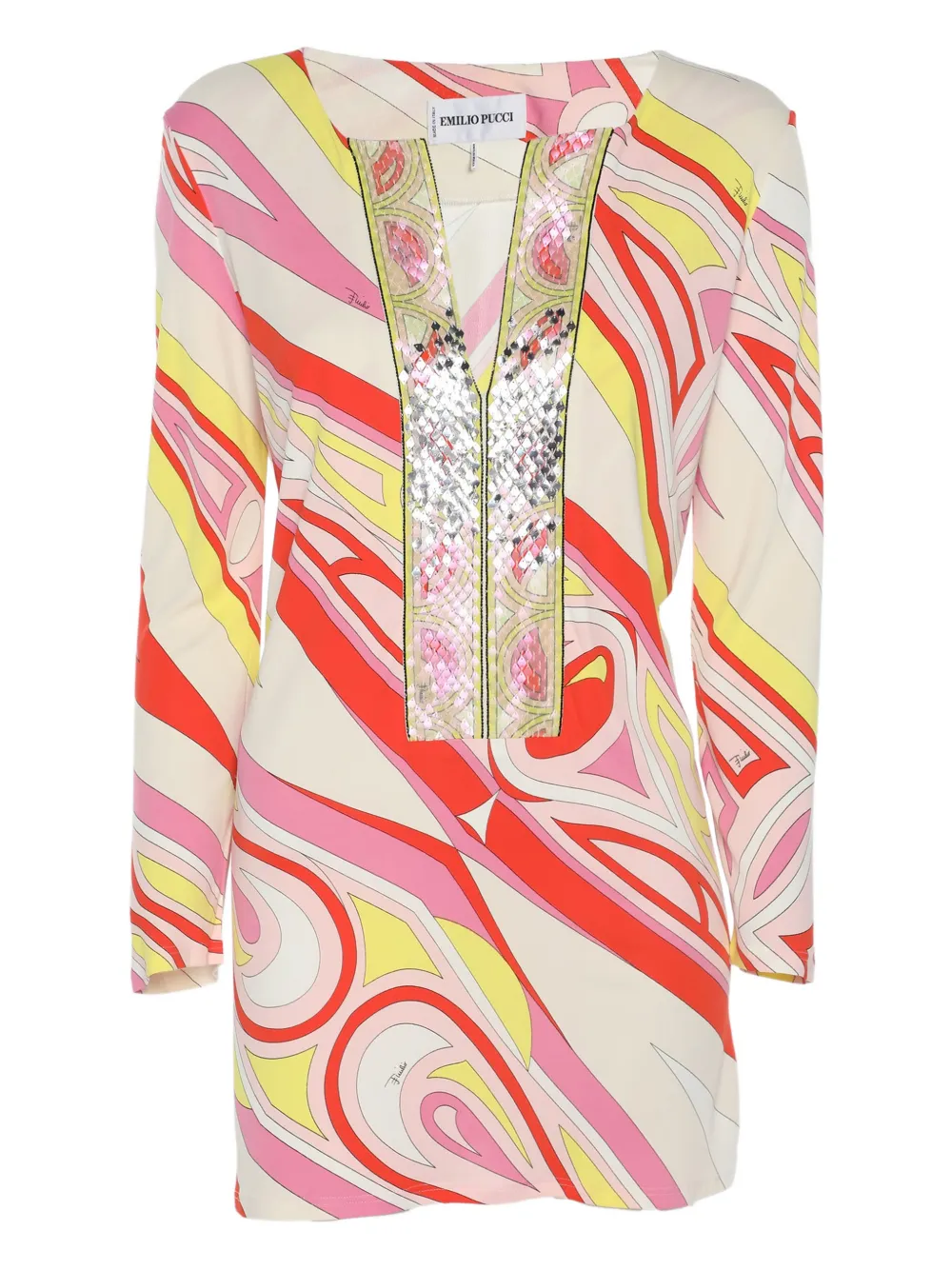 PUCCI Pre-Owned sequin-detailed blouse - Toni neutri