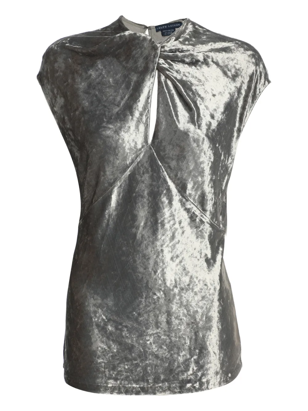 Polo Ralph Lauren Top con apertura a goccia - Grigio