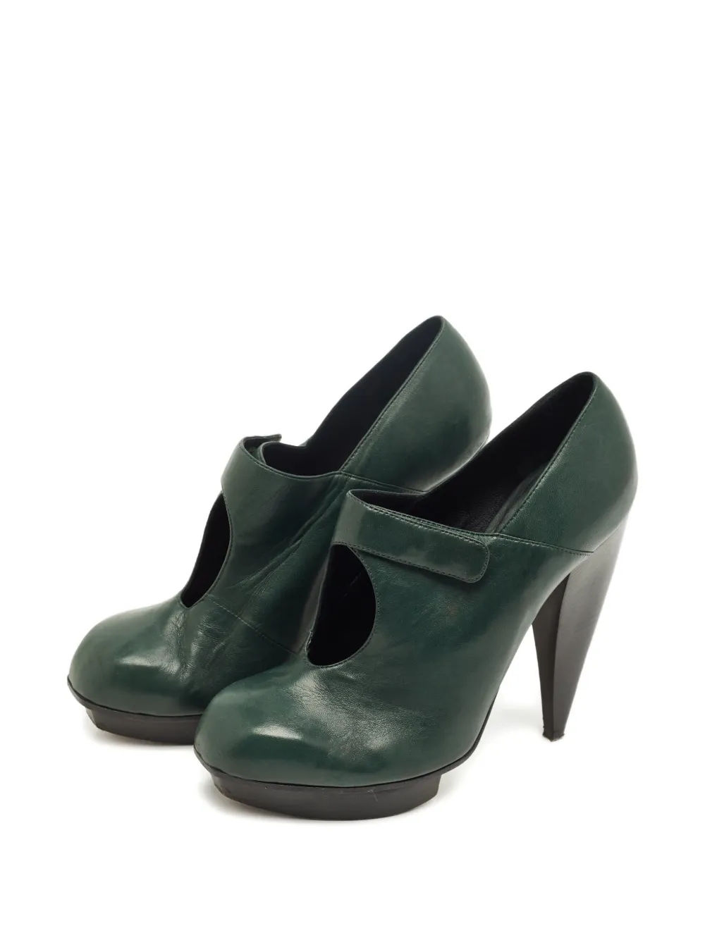 Chloé Pre-Owned platform leather booties | Image 2