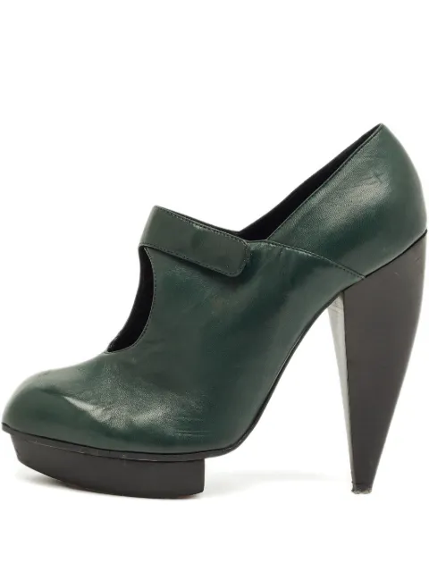 Chloé Pre-Owned platform leather booties