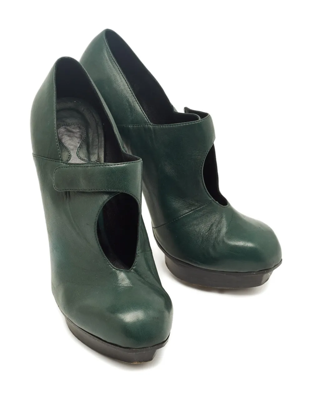 Chloé Pre-Owned platform leather booties | Image 2