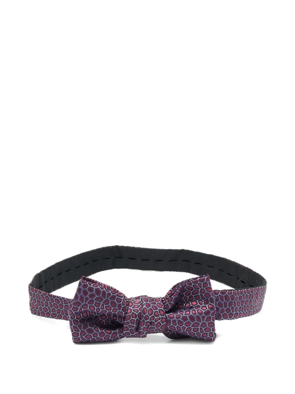 Saint Laurent Pre-Owned silk bow tie - Viola