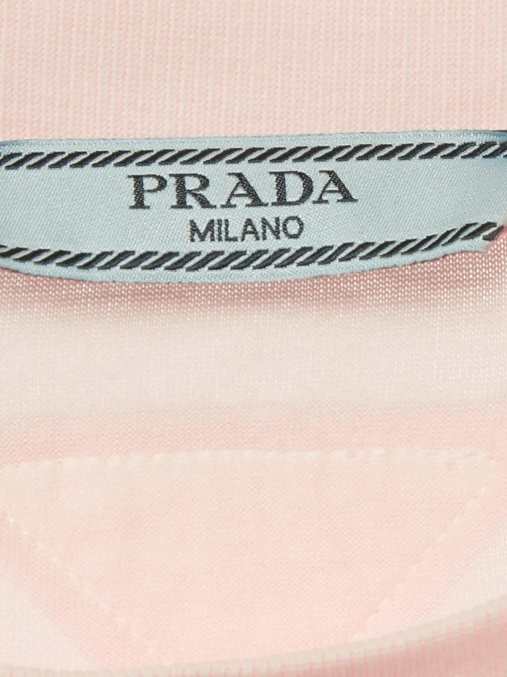 Prada Pre-Owned playera de algodón con cuello redondo | Image 2