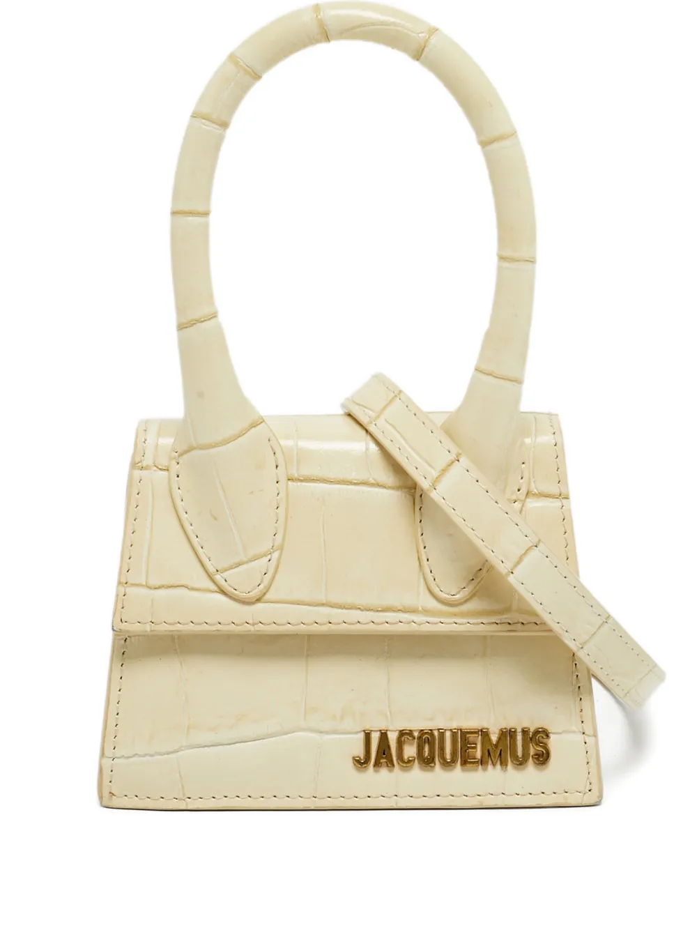 Jacquemus Pre-Owned sac cabas en cuir à design embossé | tons neutres | Image 1