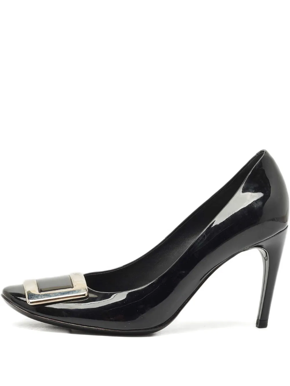 Roger Vivier Vintage Trompette square-buckle pumps - Schwarz