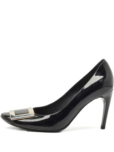 Roger Vivier Vintage Trompette square-buckle pumps