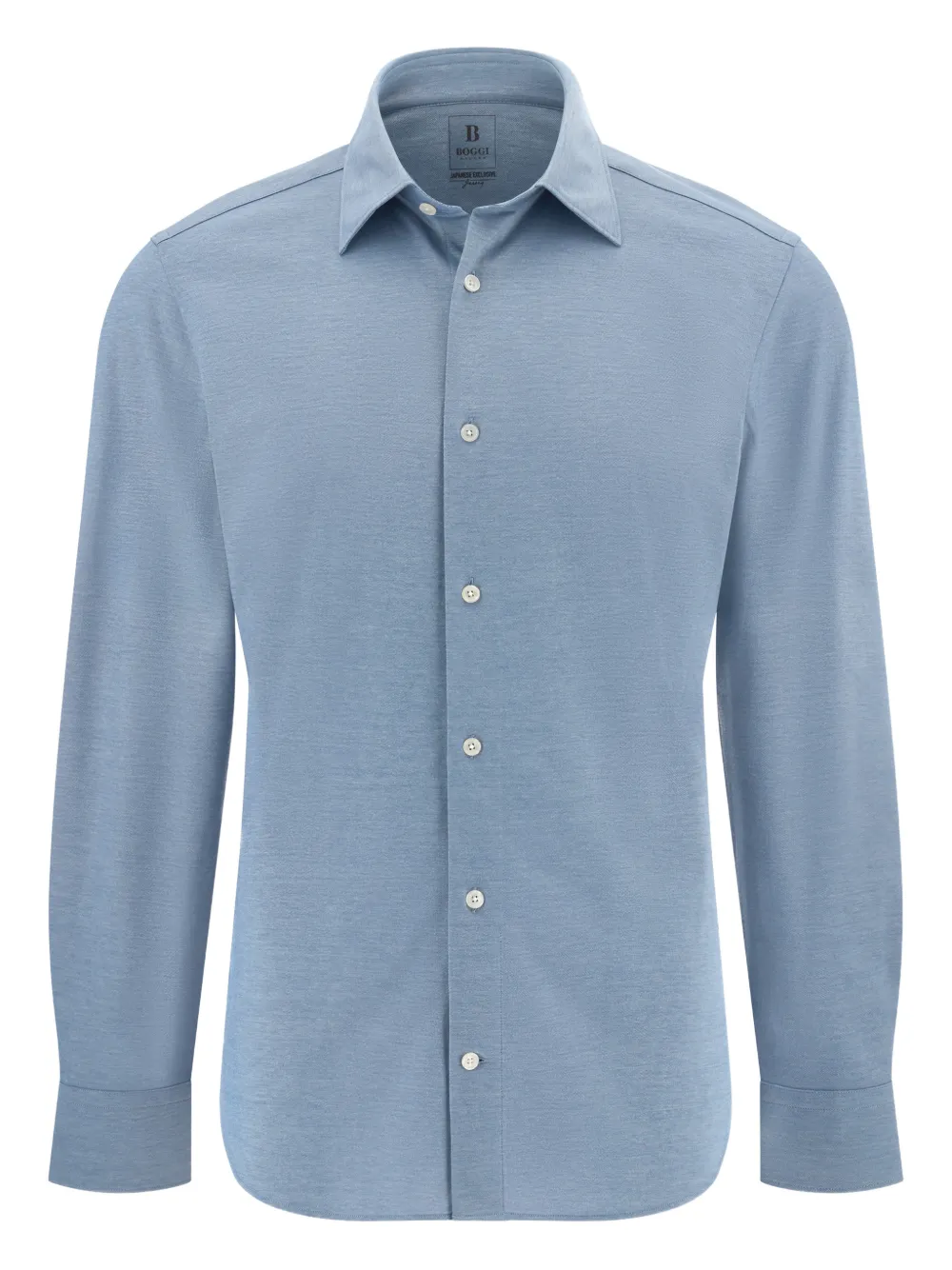 Boggi Milano buttoned collar shirt - Blu