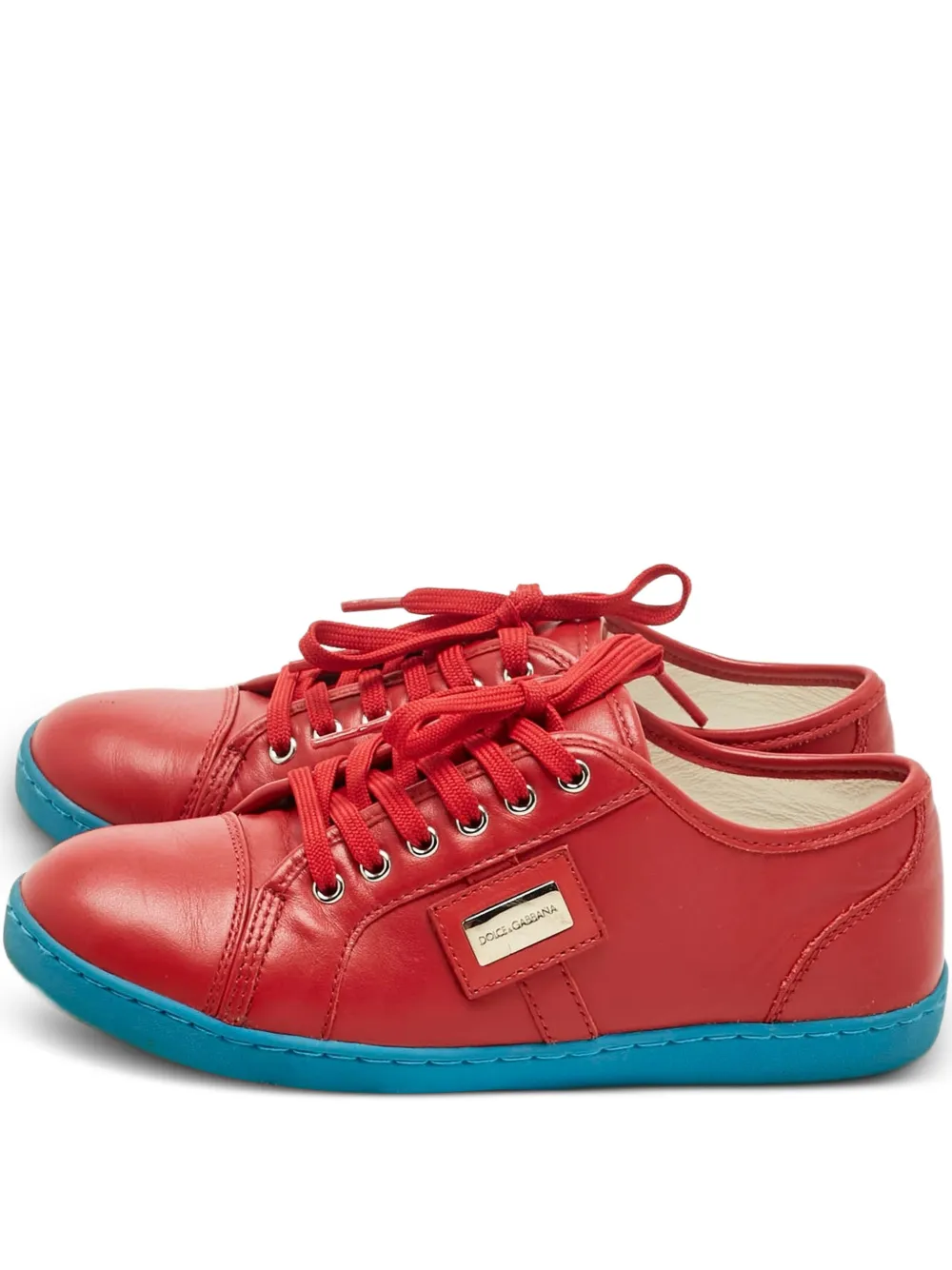 Dolce & Gabbana Pre-Owned lace-up sneakers - Rosso