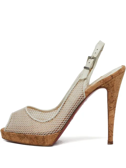Christian Louboutin Pre-Owned slingback heeled sandals