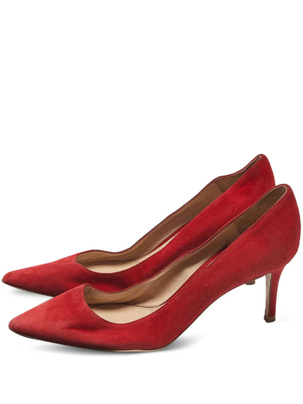 Gianvito Rossi pointed-toe pumps - Rot