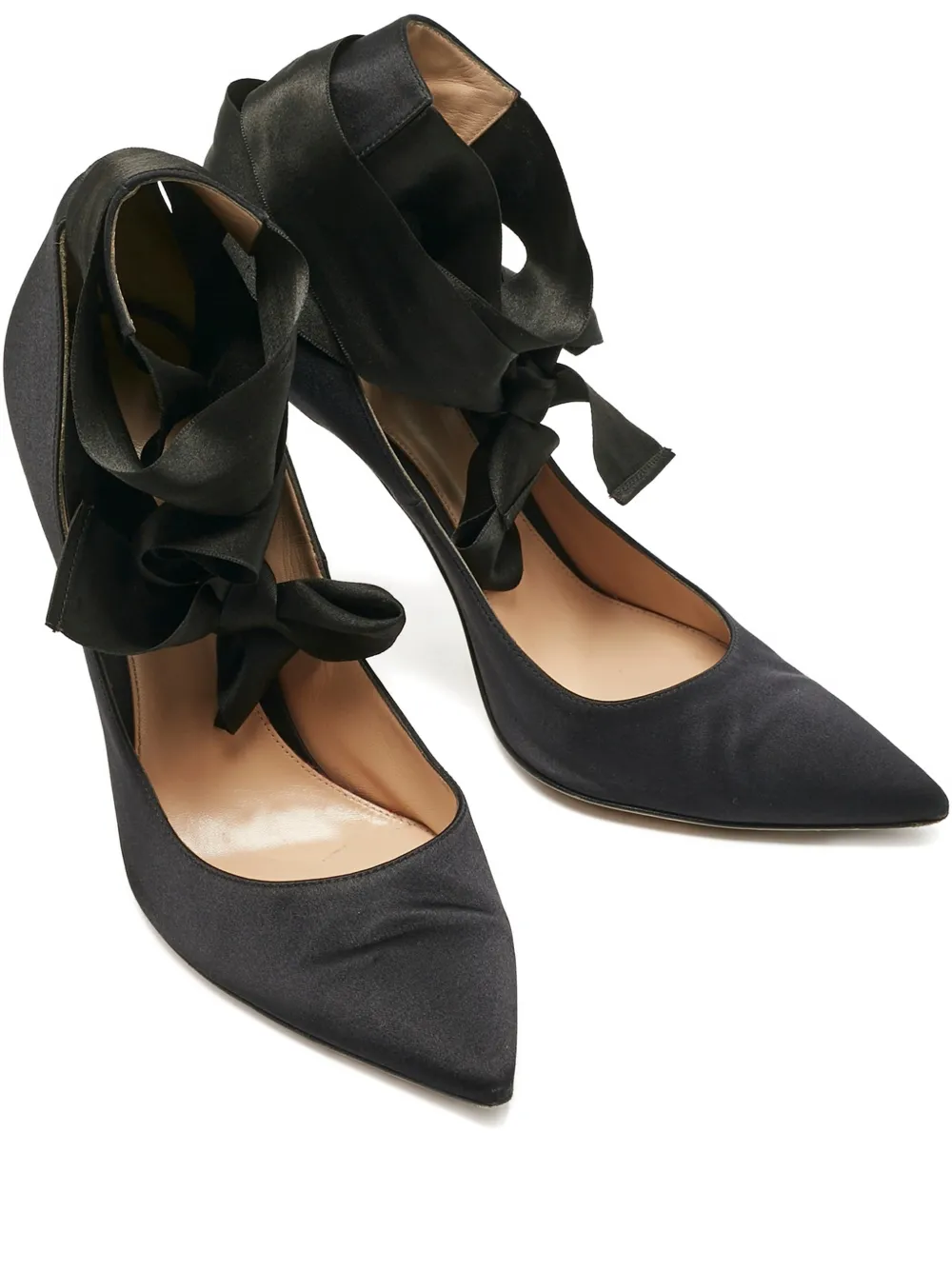 Gianvito Rossi Gala ankle-wrap heeled pumps - Schwarz