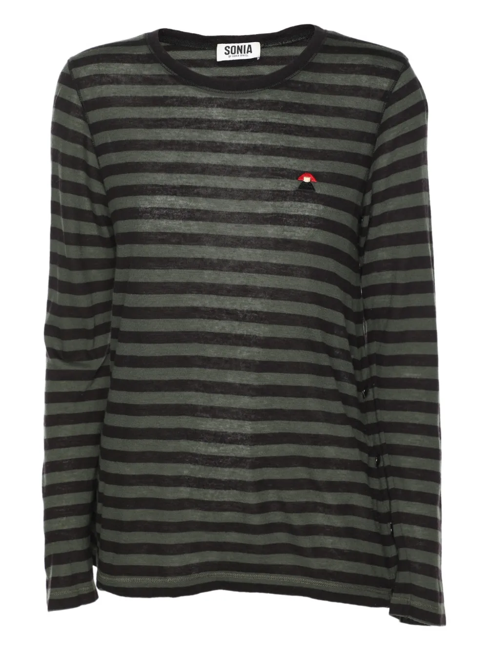 Sonia Rykiel Pre-Owned striped top - Verde