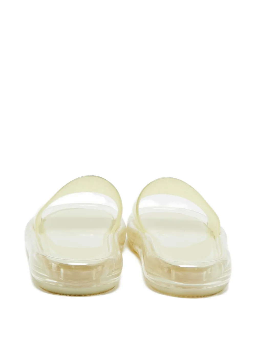 Tory Burch Leccio 37 rubber slide sandals - Wit
