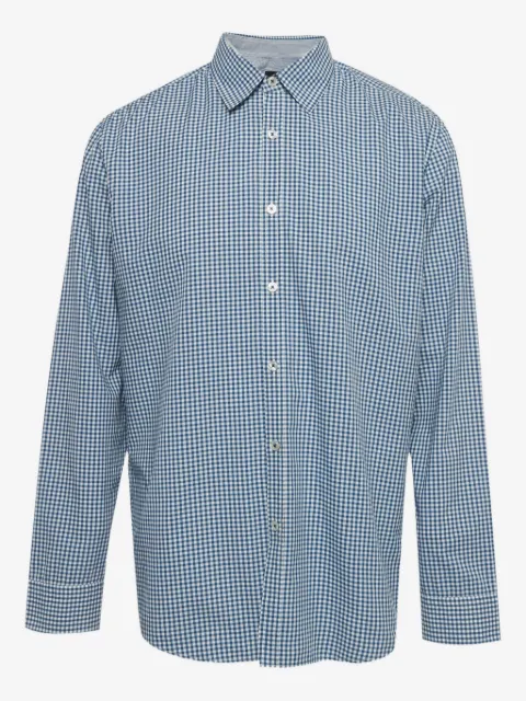 BOSS check cotton shirt