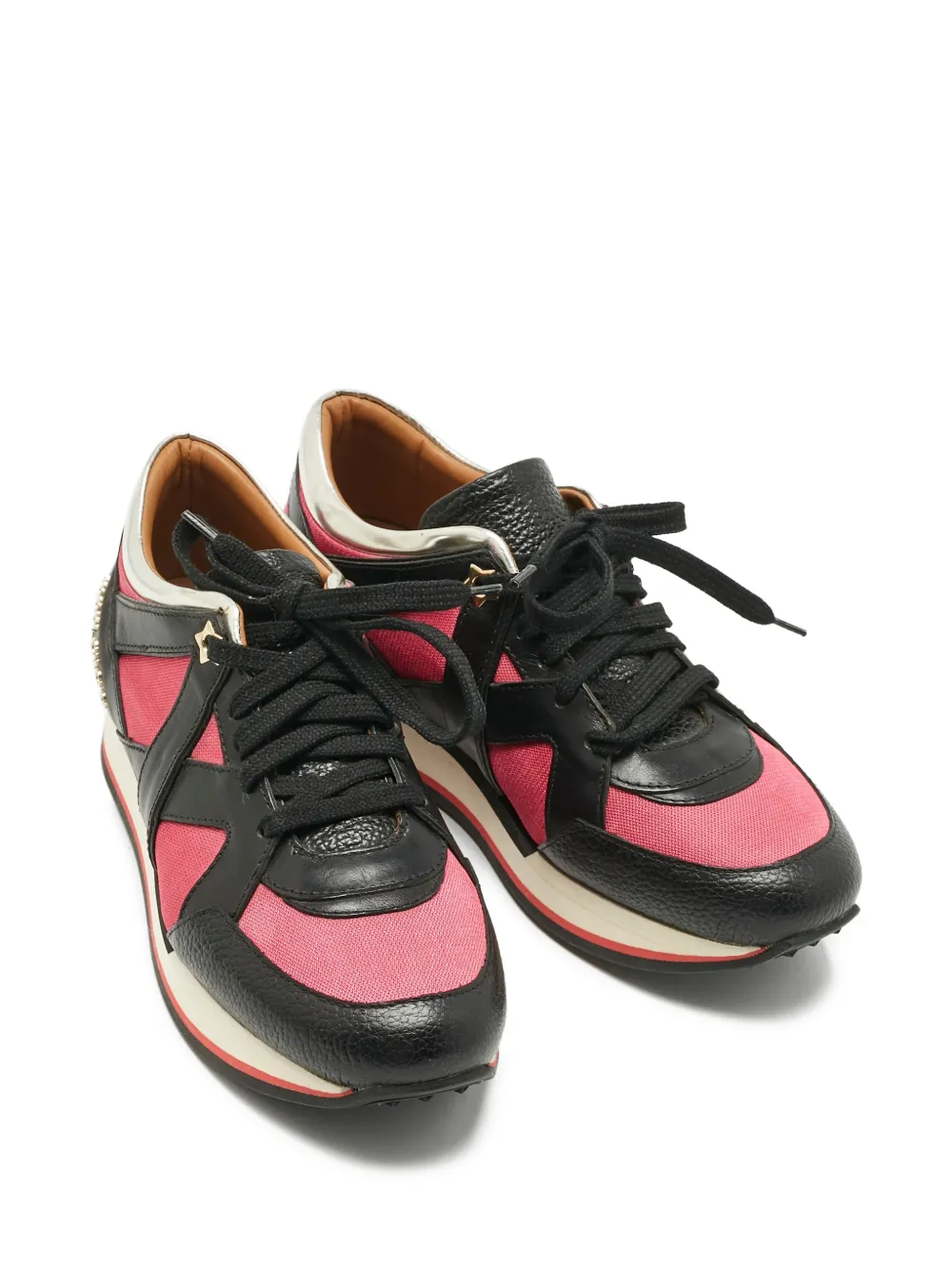 Jimmy Choo Pre-Owned baskets à empiècements contrastants | Image 2