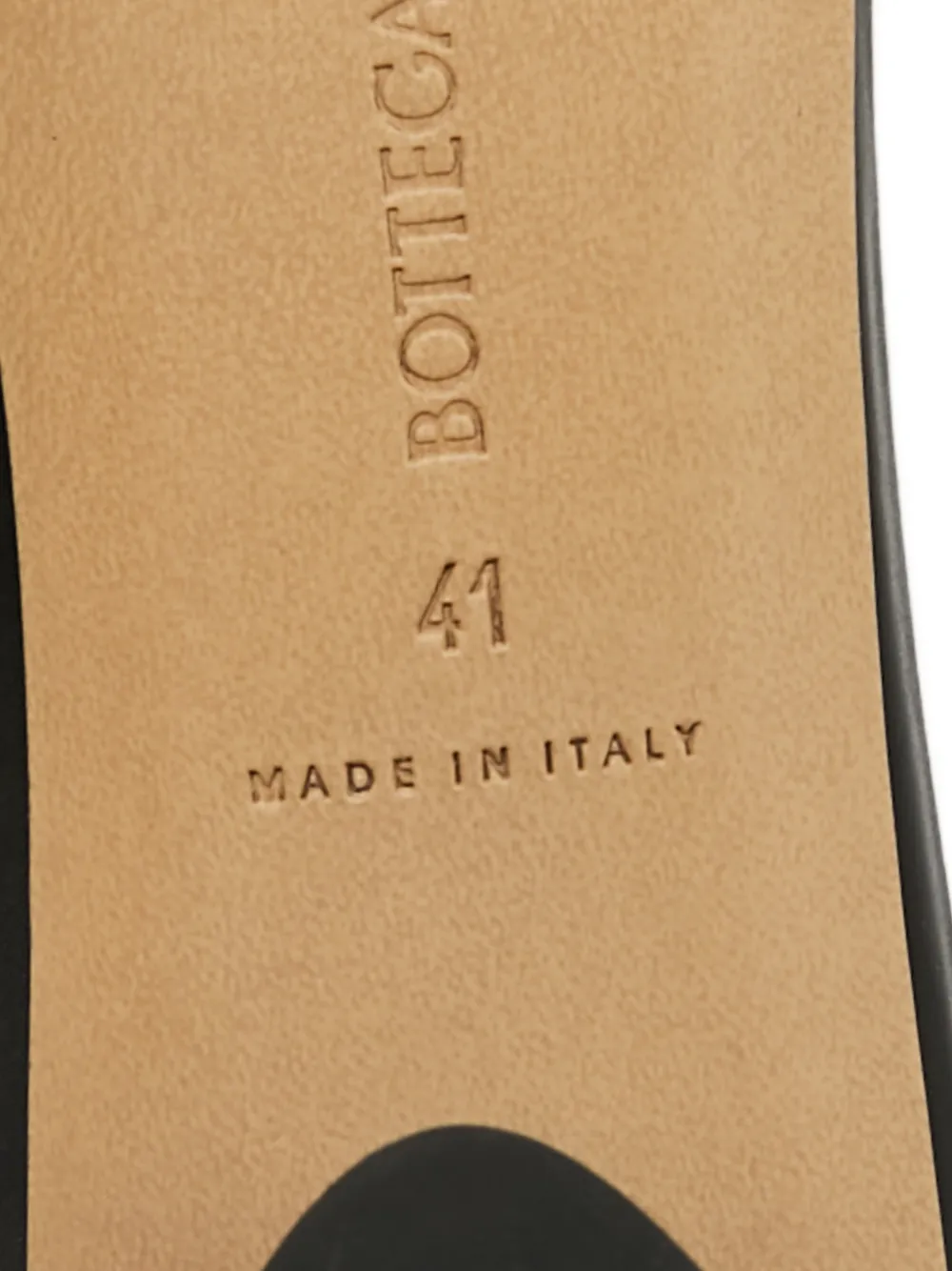 Bottega Veneta Pre-Owned block-heel leather sandals - Zwart