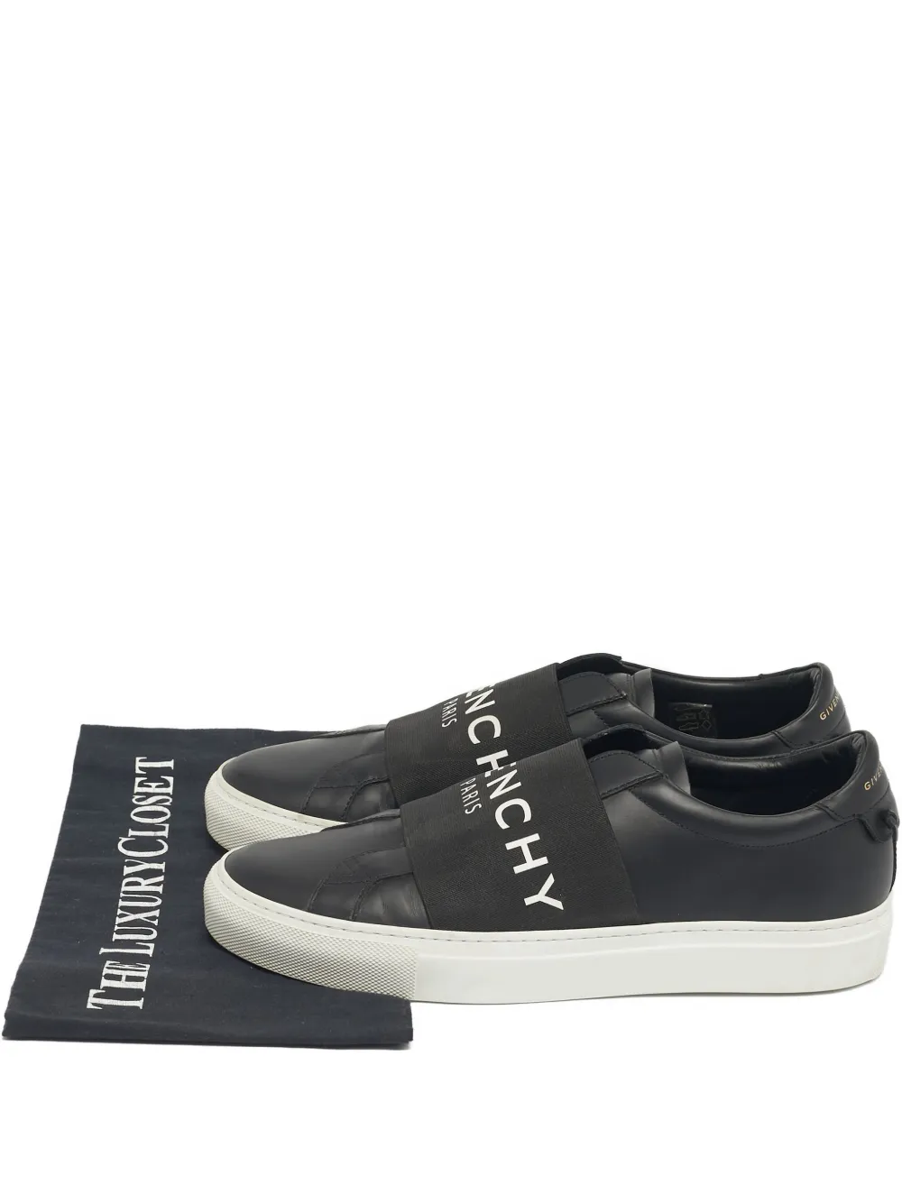Givenchy Pre-Owned logo-band sneakers - Nero