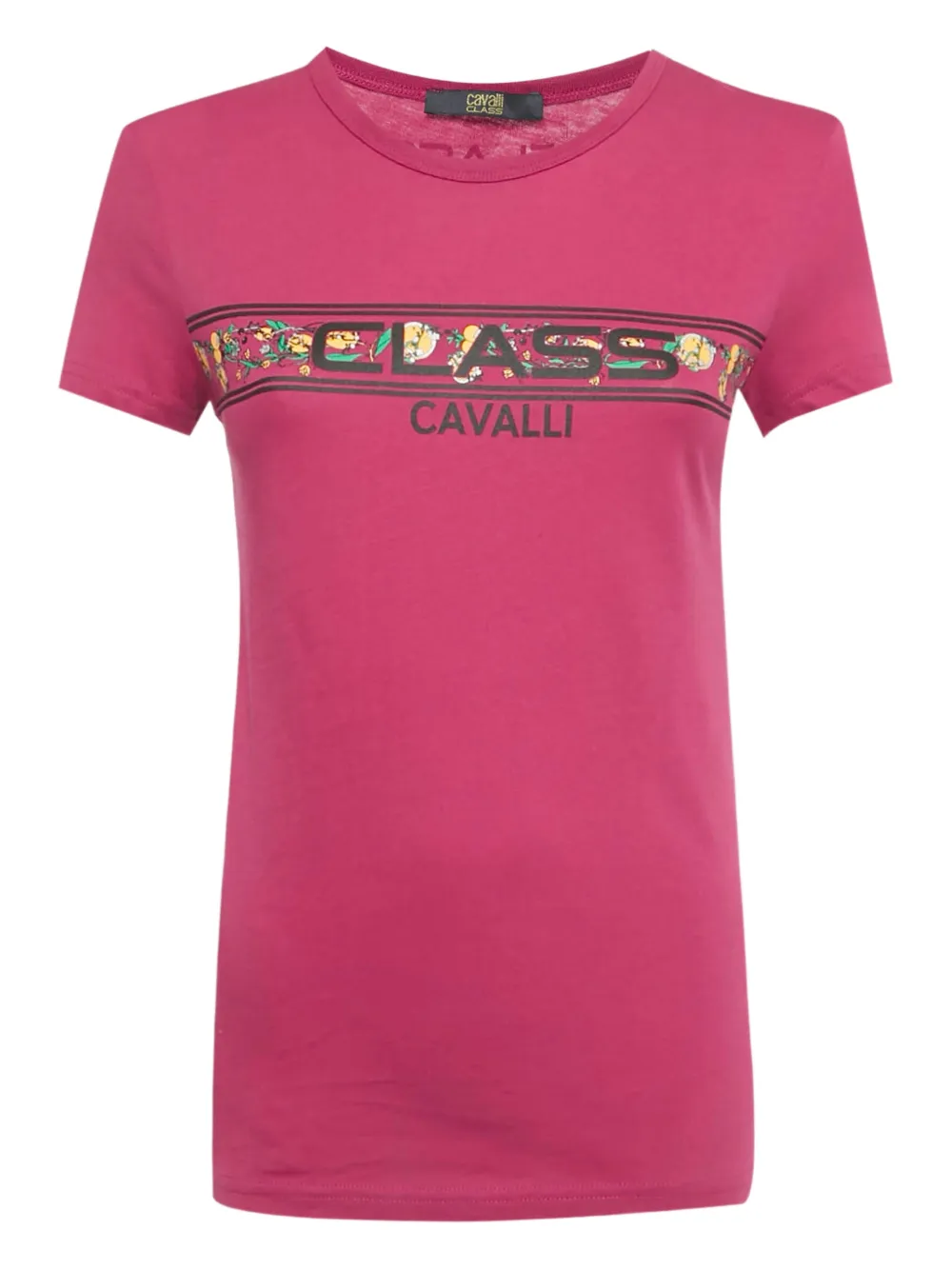 Cavalli Class playera con logo estampado | rosado | Image 1