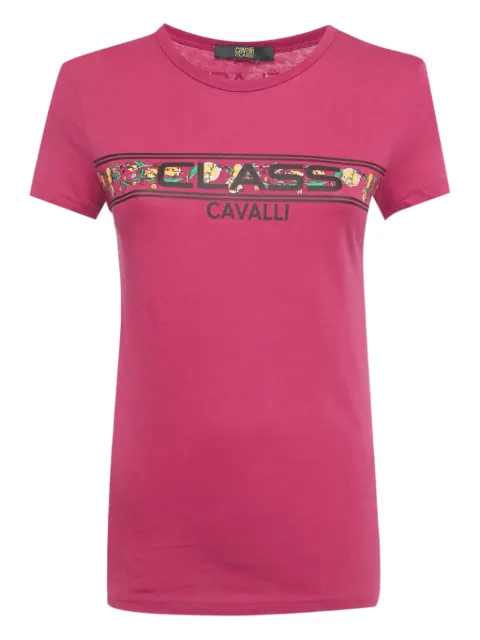 Cavalli Class logo-print T-shirt