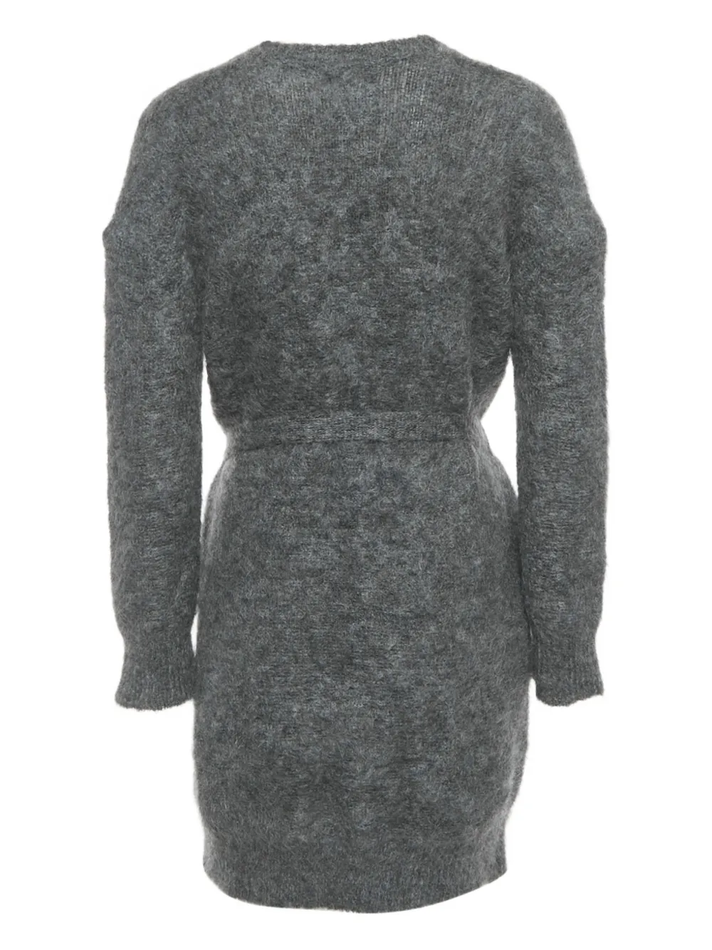 Zadig&Voltaire Romy V-neck tie-belt cardi-coat - Grijs