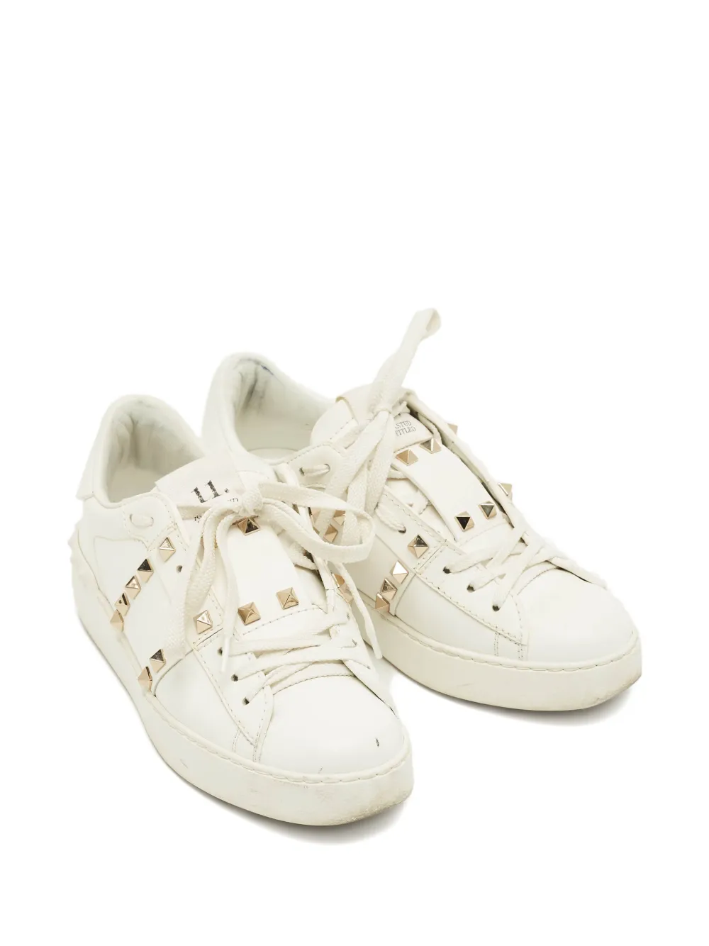 Valentino Garavani Pre-Owned leather sneakers - Wit