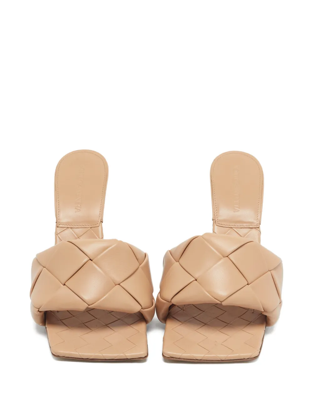 Bottega Veneta Pre-Owned Lido leather sandals - Beige