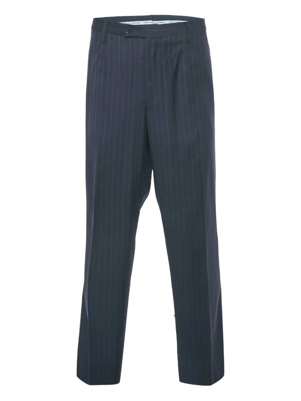Dolce & Gabbana Pre-Owned striped wool trousers - Blau