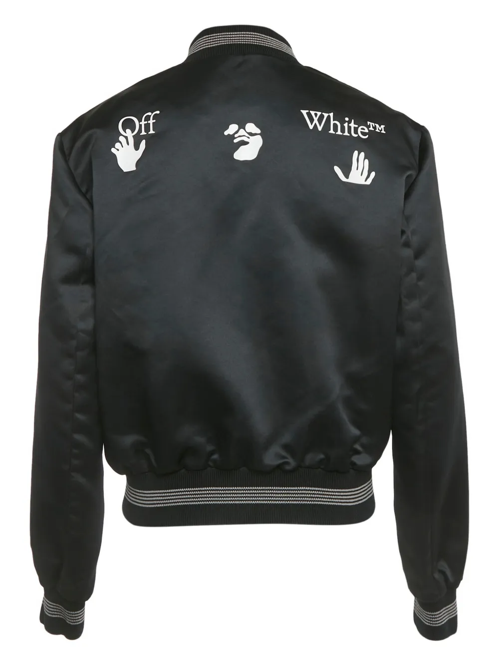 Off-White Pre-Owned logo-print bomber jacket | Image 2