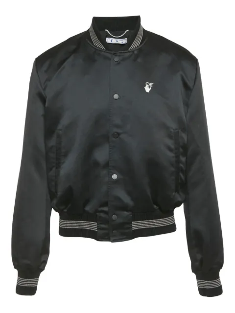 Off-White Pre-Owned logo-print bomber jacket