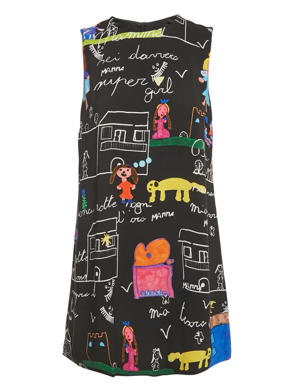 Dolce & Gabbana Pre-Owned Abito con stampa - Nero