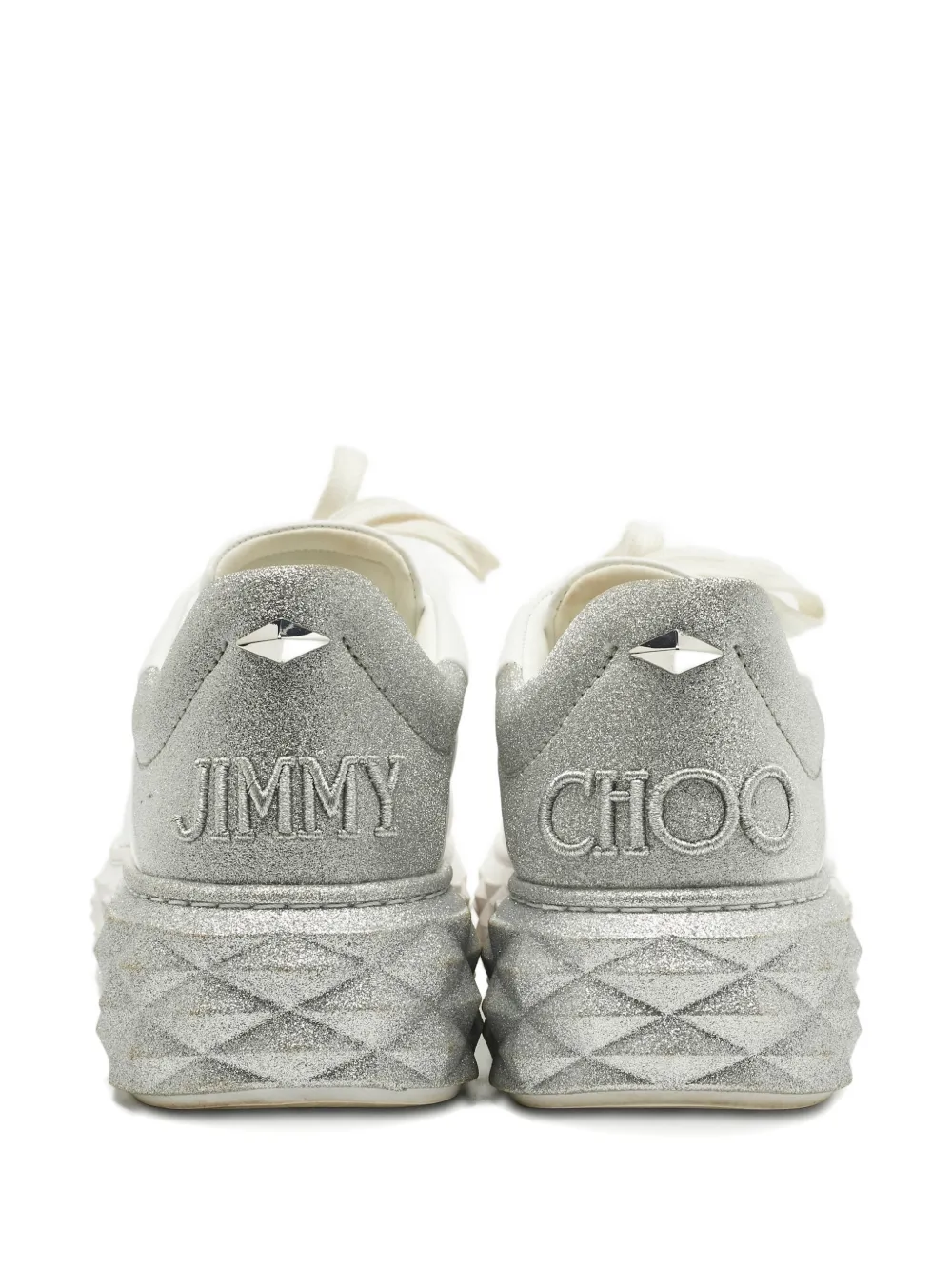 Jimmy Choo Pre-Owned Diamond Light Maxi lace-up sneakers | Image 2