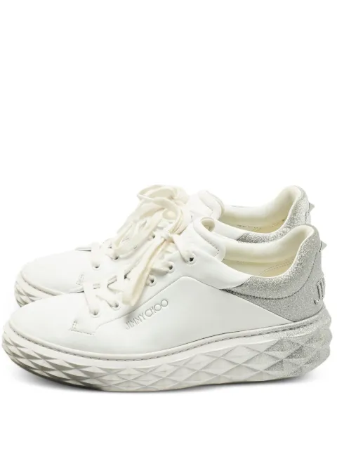 Jimmy Choo Pre-Owned Diamond Light Maxi lace-up sneakers