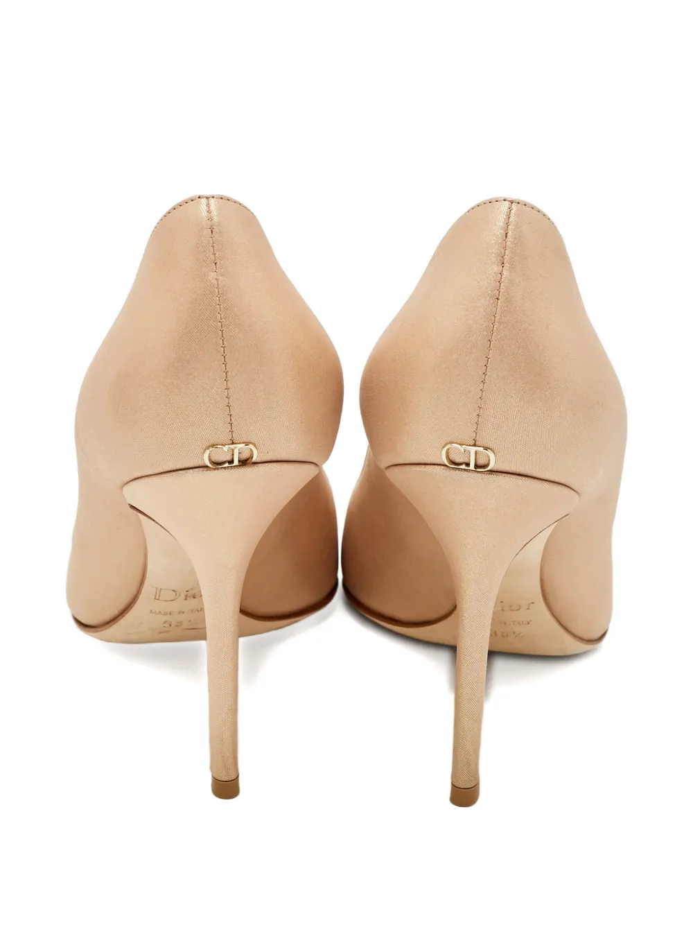 Christian Dior Pre-Owned Cherie pointed-toe pumps - Beige