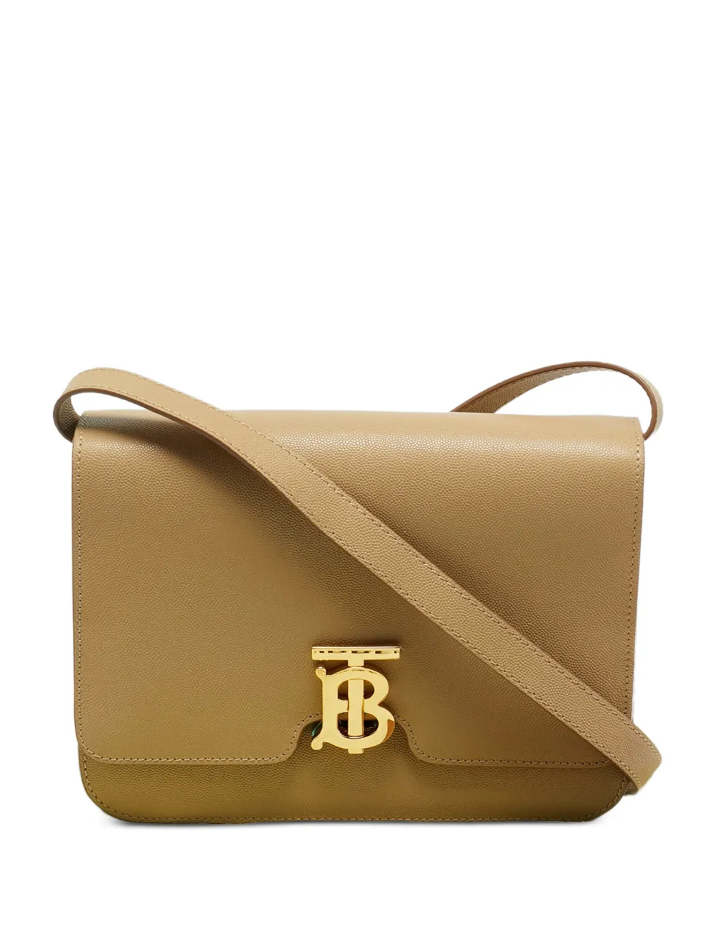 Burberry Pre-Owned Borsa a spalla TB media in pelle - Toni neutri